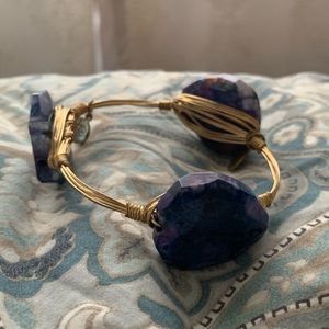 Blue bourbon and bowties bracelet